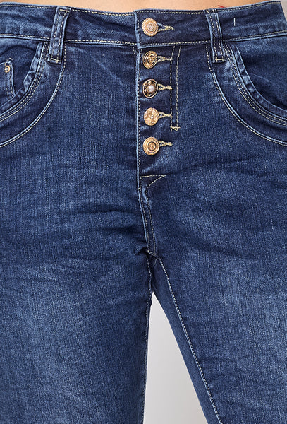 Jean Place du Jour "Golden Decorated Buttons"