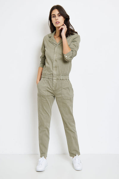 KAKI Place du Jour jumpsuit. Zippee