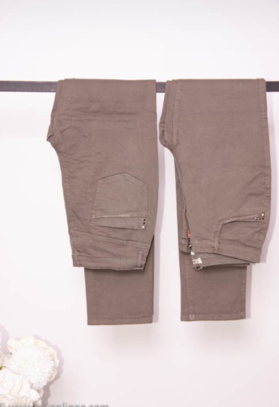 Pantalon I. QUING "OLIVE" Taille Haute