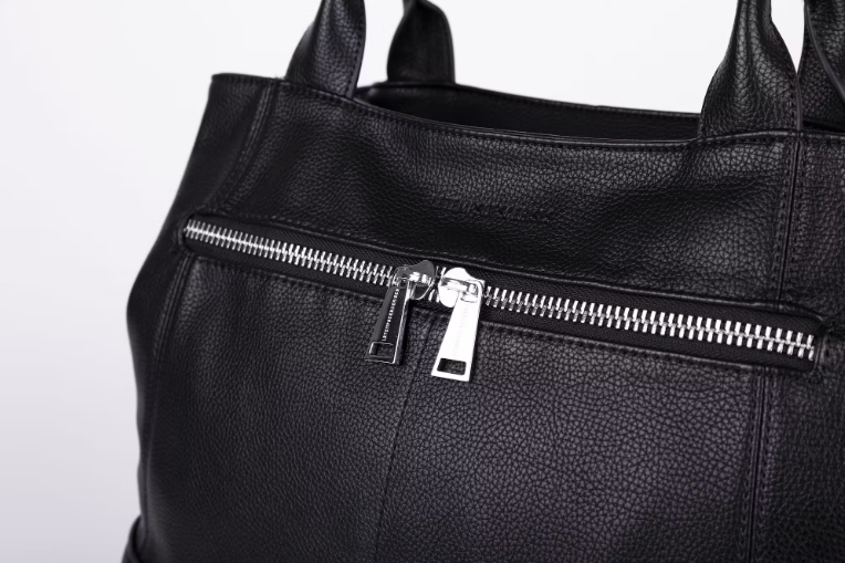 Le Temps Des Cerises Handbag "MAYA LOGO BLACK" Large Tote Bag