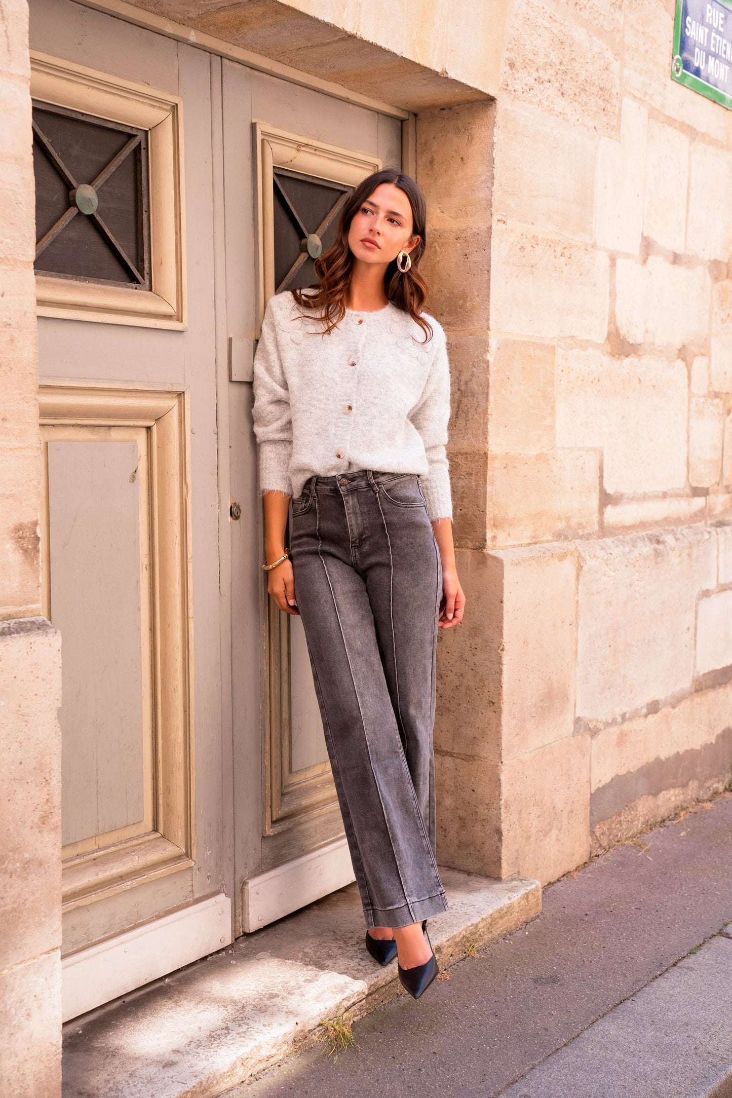 Pantalon Wide Leg et Large