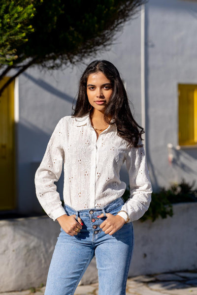 Faded Jeans Shirt