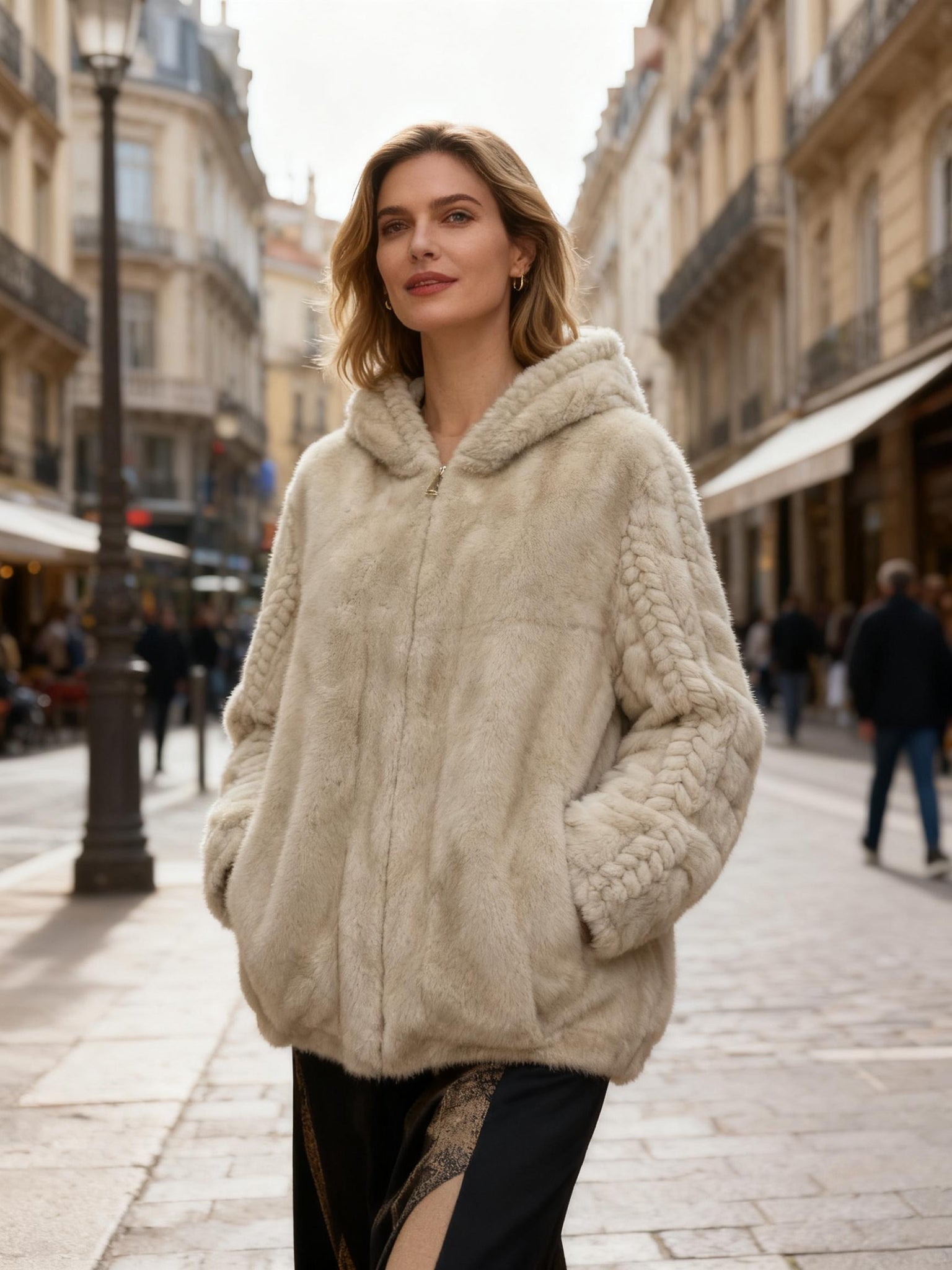 Magnifique manteau Fausse Fourrure