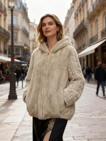 Magnifique manteau Fausse Fourrure