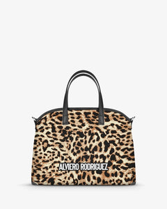 Alviero Rodriguez Leopard Lady Bag 