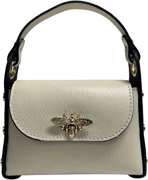 SAC CUIR A BANDOUILLERE BLANC